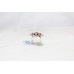 Ring Tibetan Coral 925 Sterling Silver Handmade Natural Hand Engraved Women D420